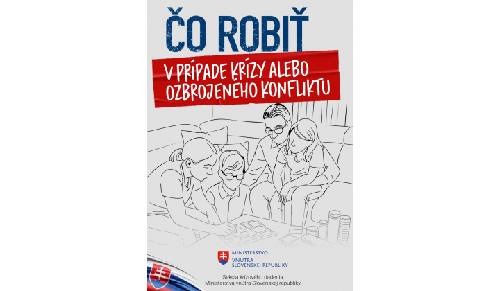 Brožúra - Čo robiť v prípade krízy alebo ozbrojeného konfliktu 