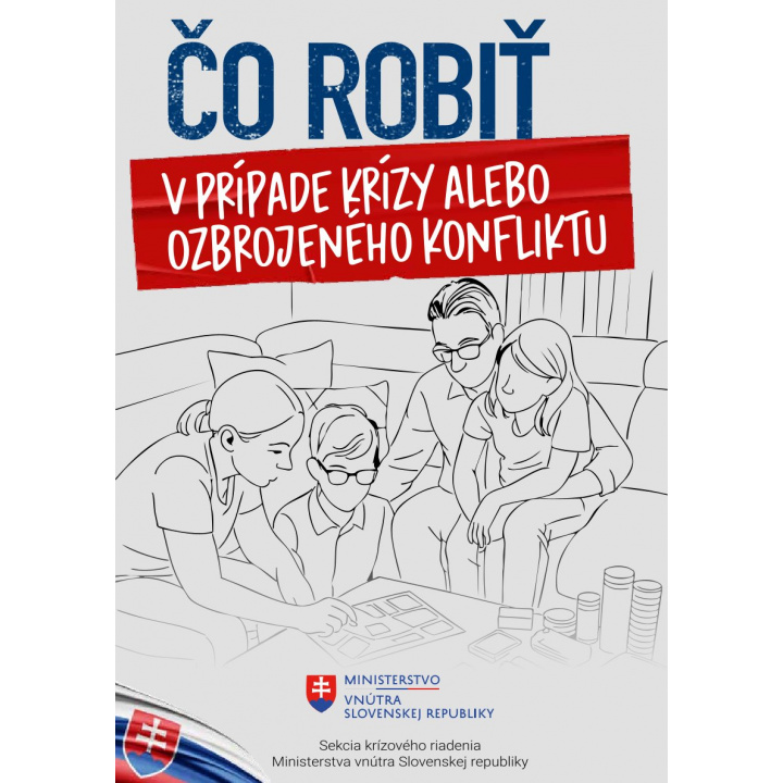 Brožúra - Čo robiť v prípade krízy alebo ozbrojeného konfliktu 