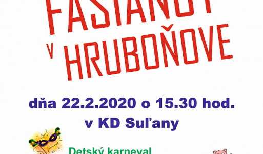 Fašiangy v Hruboňove 2020 