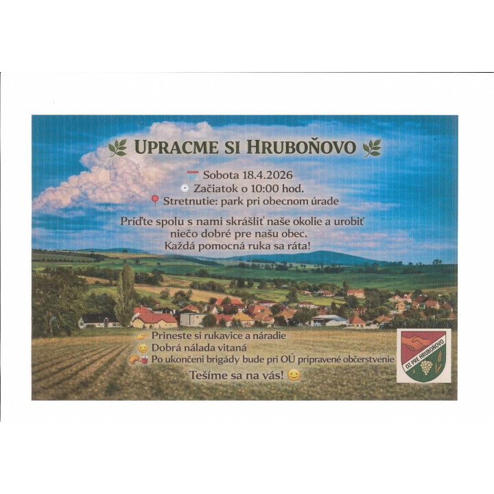 UPRACME SI HRUBOŇOVO